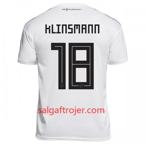 Tyskland Fodboldtrøjer Klinsmann 18 Hjemmebanesæt VM 2018 Tyskland Fodboldtrøjer Klinsmann 18 Hjemmebanesæt VM 2018